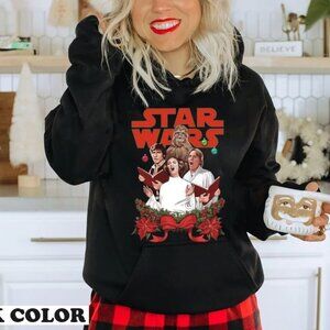 Retro Star Wars Christmas Sweatshirt Disney Holiday Movie Cozy Pullover 05